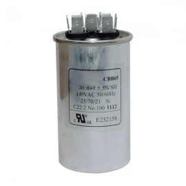 Capacitor Fase Duplo 50uf+8uf/440vac Aluminio