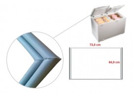 Gaxeta do freezer Electrolux H500 64,5 X 73,3 centmetros