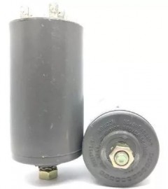 Capacitor de Ar condicionado 30uf + 5uf / 440VCA Com Parafuso de Fixacao
