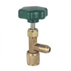 Valvula para Garrafa de Gas Refrigerante Com Manopla e Rosca Fina ( Varios Gases )