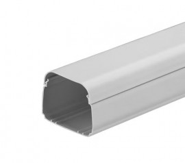 Canaleta Para Tubulacao de Split 60x55mm com 2 metros PDR60 ( Canaleta em barra )