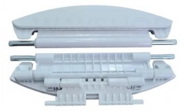 Dobradica Tampa Movel da Lavadora Brastemp BWH11 BWG11 BWU BWP Branco