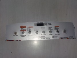 Painel decorativo da lavadora Brastemp BWH09B 9 kilos 10 botA�es - Adesivo do painel