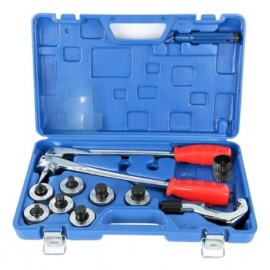 Kit alargador de tubos 10 pecas ( cortador + escareador + alargador )
