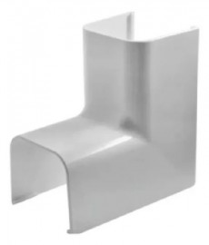 Canaleta Curva Interna 60mm 90 Graus Para Tubulacao De Ar Condicionado Split ( Perfiltec )