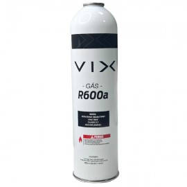 Gas Refrigerante R600a Lata 420 gramas VIX ( ONU-1969 Classe 2.1 C4H10 Gas 75-28-5 )