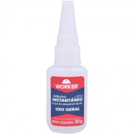 Adesivo Instantaneo ( Cola ) 20g Worker