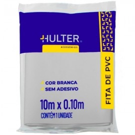 Fita PVC 100mm X 10mt Branca Hulter ( Fita PVC para acabamento de ar condicionado split )