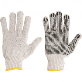 Luva Malha 3 Fios Pigmentada Tam. 10 Branca Vonder