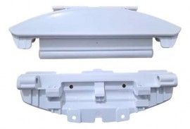Kit Dobradica e Base Da Tampa Da Lavadora Brastemp BWH11 BWG11 branca ( W10413648 )