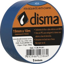 Fita Isolante 10m X 19mm Azul ( 954 )