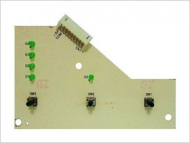 Placa de Interface da lavadora Electrolux LTE12 V1 64800634 leds verdes