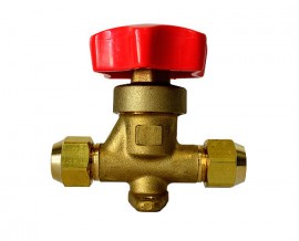 Registro válvula de servico manual 5/8 com manopla e rosca SAE