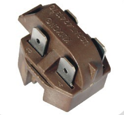 Rele Refrigerador PTC 1/12 a 1/3 110V/220V 4 Pinos 6.3mm Marrom