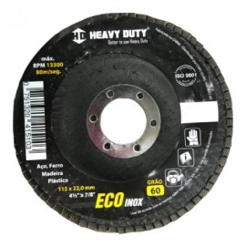 Disco Flap Heavy Duty 115mm Gr 060 Oxido Aluminio