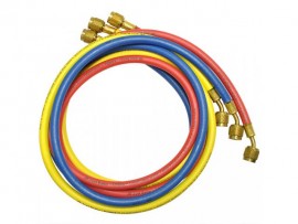 Mangueira de Manifold R410 150cm 5/16 x 1/4 Azul. Mangueira De Baixa 800PSI.