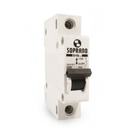 Disjuntor Unipolar Din Curva C 1 X 50a Soprano