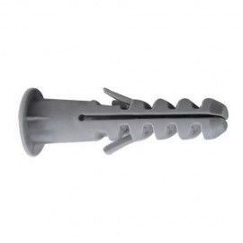 Bucha Plastica Com Anel 8 mm / 40mm ( Usar parafusos 4,5 a 6,1mm ) - Preco por unidade