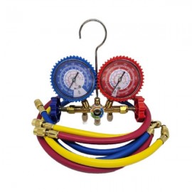 Conjunto Manifold Comercial R22 / R134a / R404 / R407 c/ jogo de mangueiras 90cm