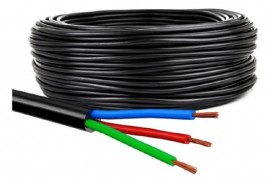 Cabo Comando 3x1,5mm Preto ( Preco por metro )