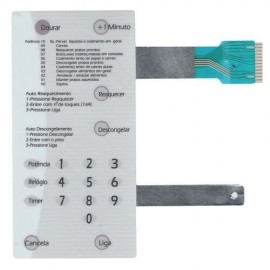 Membrana Microondas Brastemp BMP31 C/Dourar Branco