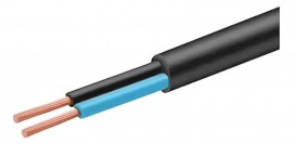 Cabo Comando 2x2,5mm Preto ( Preco por metro )