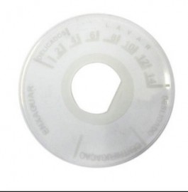 Dial do timer da lavadora Brastemp Antiga Plenomática transparente