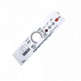 Painel decorativo da lavadora Brastemp BWK11AB 11 kilos ( W10752134 ) - Adesivo do painel