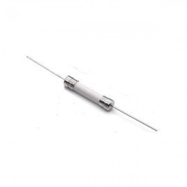 Fusível de cerâmica 8 âmperes tamanho 5x20 mm com fio.