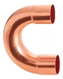 Curva de Cobre Soldavel 180 1/2 ( Curva de cobre soldavel 180 graus de 1/2 )