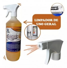 Limpador Uso Geral Fort Espumax 1 litro. Limpa evaporador de ar condicionado
