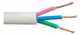 Cabo Comando 3x2,5mm Branco ( Preco por metro )
