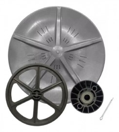 Acoplamento Suggar Lavamax / Lavamatic 10kg / 12Kg Com Acoplamento Com Polia Cinza