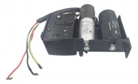 Caixa Rele Voltimetrico P/Compressor Monofasico com capacitores 20Uf/425V permanente e 98Uf/330V partida