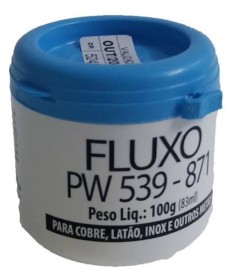 Prata Fluxo Pote C/ 100 Gramas Cobre/latao/inox