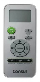 Controle Remoto do Ar Consul CBC12/CBA12/CBU07 W11415633 original - Substitui outros