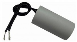 Capacitor Permanente 10Uf/250VAC Com Fio ( Capacitor De Lavadora De Roupas )