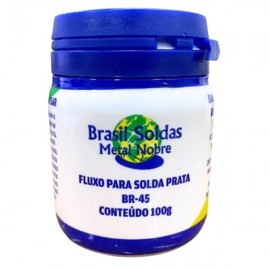 Prata Fluxo Pote C/ 100 Gramas Cobre / Latao / Inox ( Fluxo para solda )