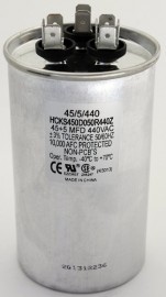 Capacitor Fase Duplo 45uf+5uf/440vac Aluminio