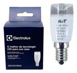 Lampada Led E14 Geladeira Electrolux Original 1,4w A15758201 Branco-frio