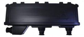 Caixa de Passagem Split Preto Burdog Grande 39 x 17 x 7 cm