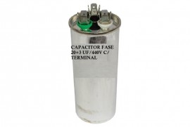 Capacitor Fase 20+3 Uf/440v C/ Terminal